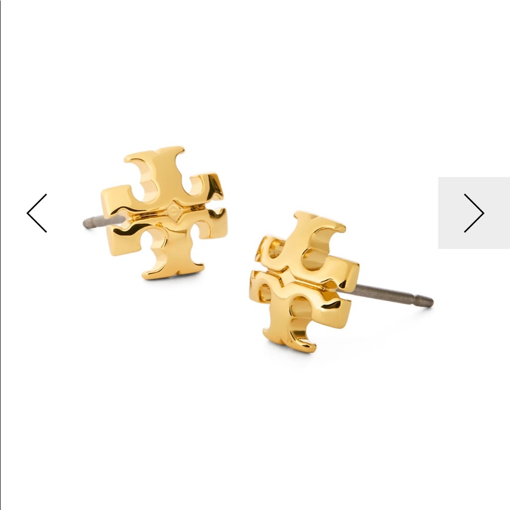 Tory Burch gold stud earrings